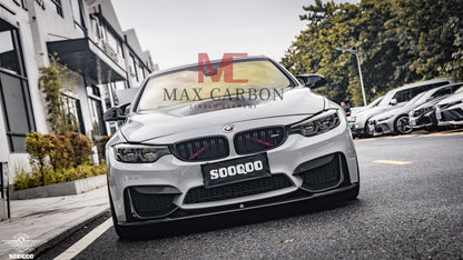 MAX CARBON Dry Carbon Prepreg Performance Front Lip Replacement fits for BMW M3 F80 M4 F82 F83 