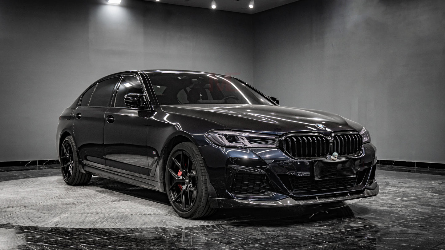 MC Dry Carbon Prepreg Performance large front lip suitable for BMW G30 G31 LCI with M package 