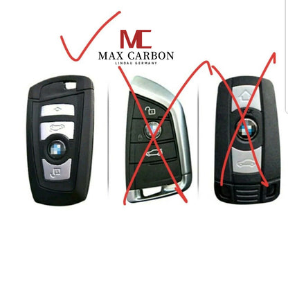 MAX CARBON Premium Key Cover Case Cover for BMW 1 Series 2 Series 3 Series 4 Series 5 Series 6 Series 7 Series M2 M3 M4 M135i M140i M235i M240i X1 X3 X4 X5 X6