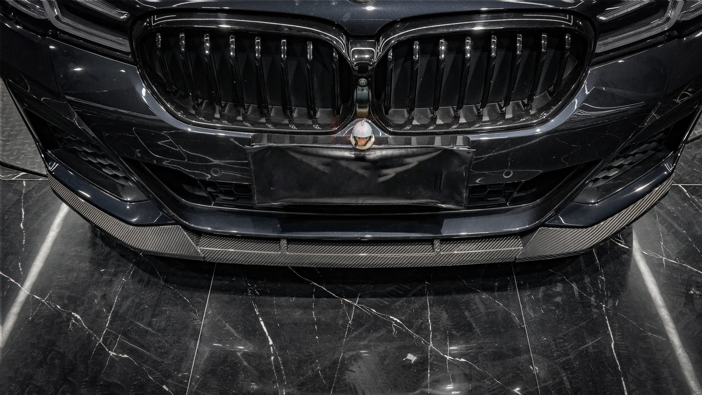 MC Dry Carbon Prepreg Performance large front lip suitable for BMW G30 G31 LCI with M package 