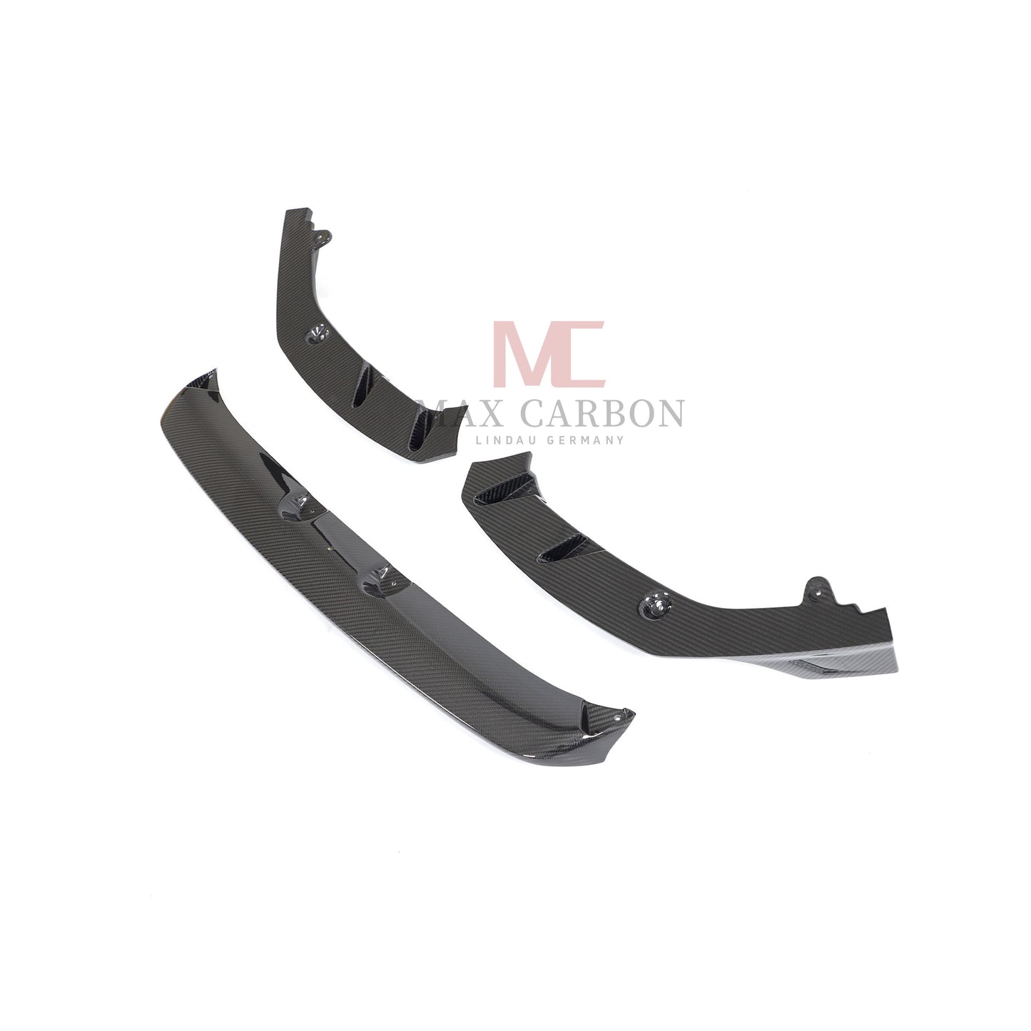 MC Dry Carbon Prepreg Front Attachment Front Lip 3 Piece Set fits for BMW M2 G87 incl. LCI
