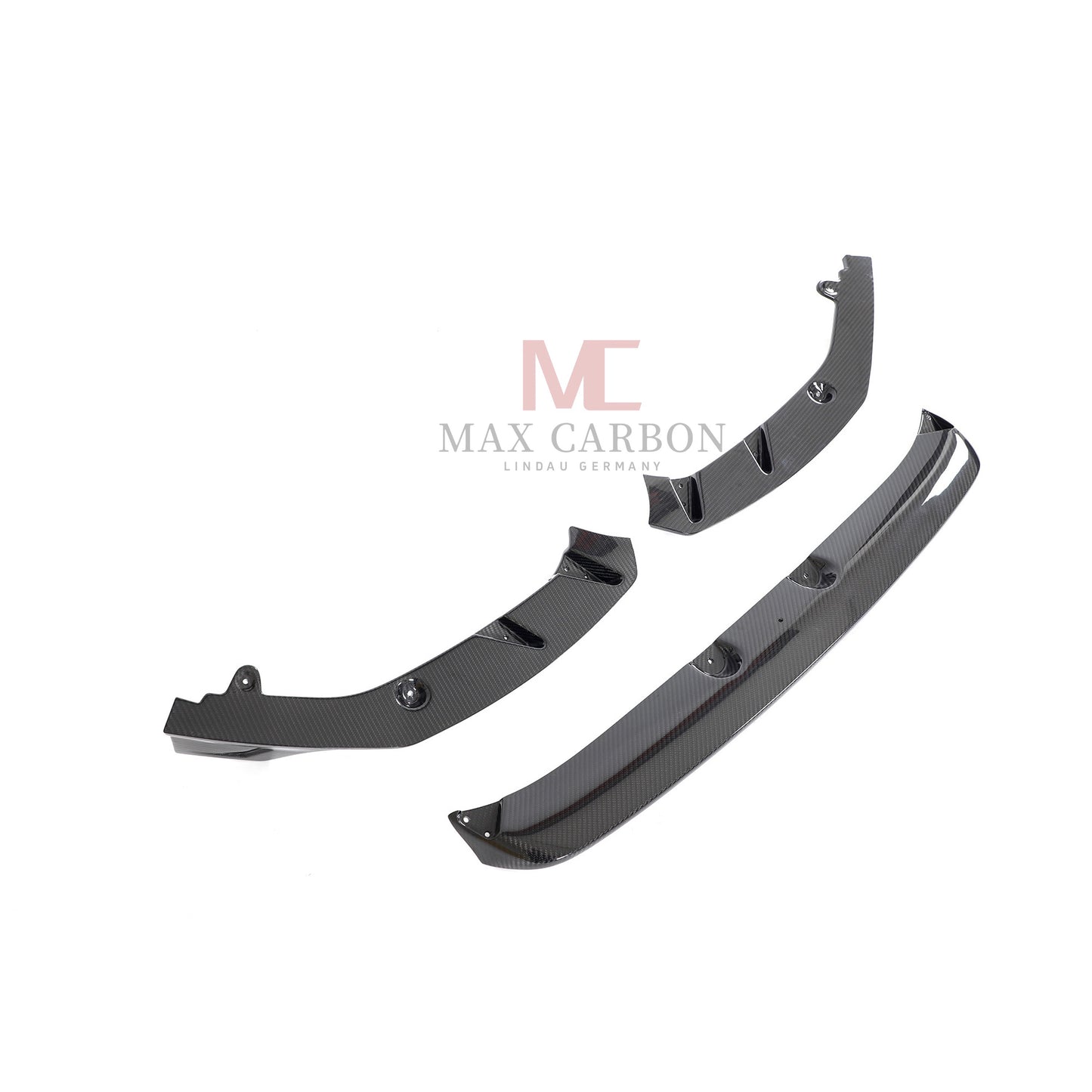 MC Dry Carbon Prepreg Front Attachment Front Lip 3 Piece Set fits for BMW M2 G87 incl. LCI
