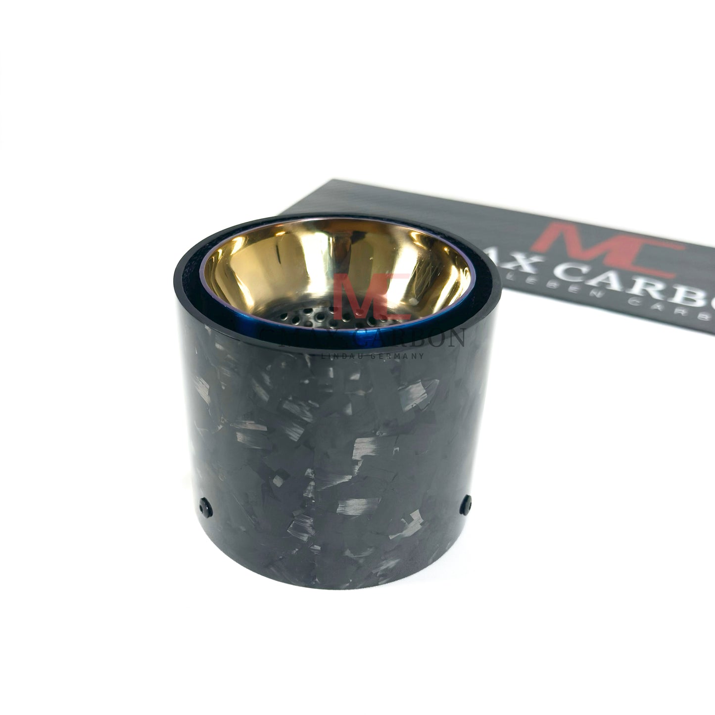 MAX CARBON Forged Carbon Exhaust Replacement Tailpipe Cover for BMW M2 M3 M4 G80 G81 G82 G83 G87 with Original Exhaust Covers 