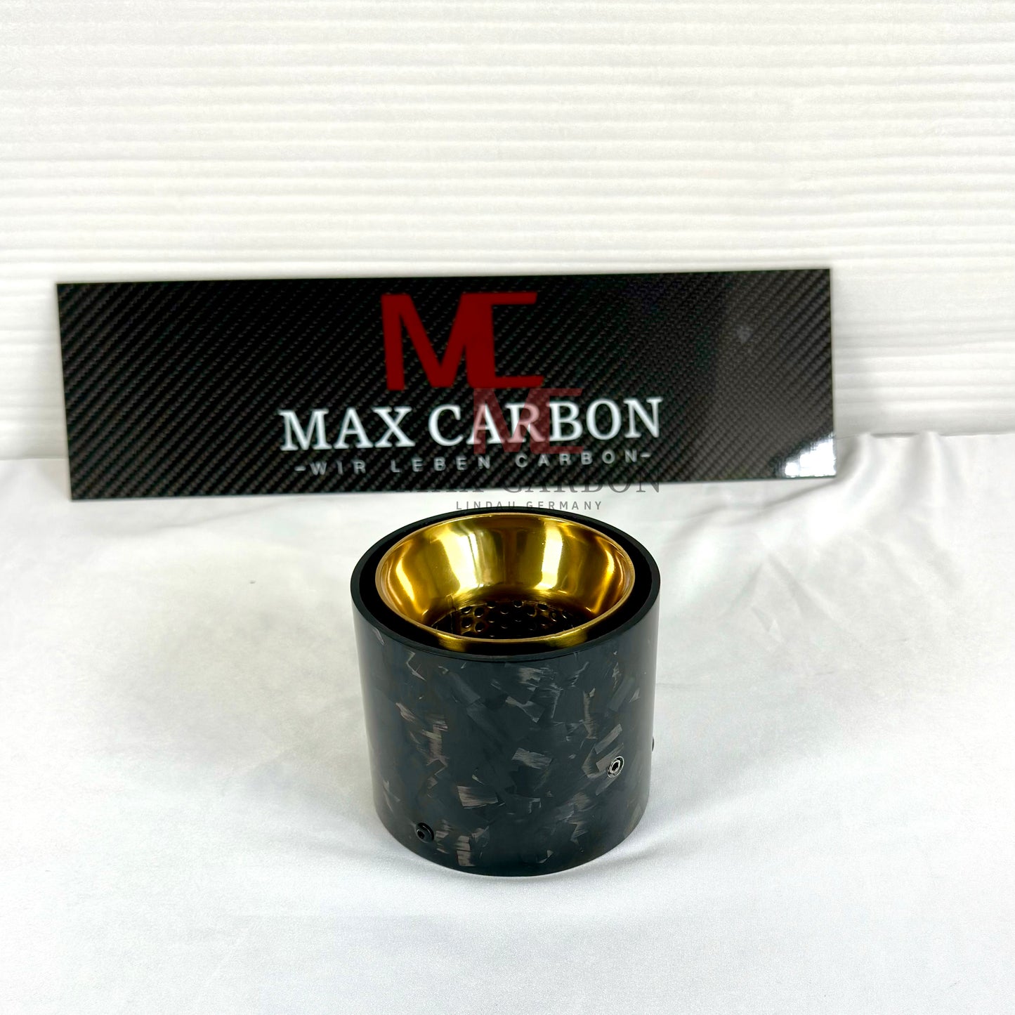 MAX CARBON Forged Carbon Exhaust Replacement Tailpipe Cover for BMW M2 M3 M4 G80 G81 G82 G83 G87 with Original Exhaust Covers 