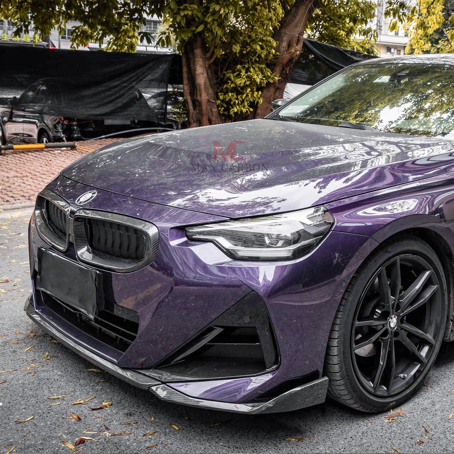 MAX CARBON Performance Real Carbon Dry Carbon Prepreg Front Lip for BMW G42