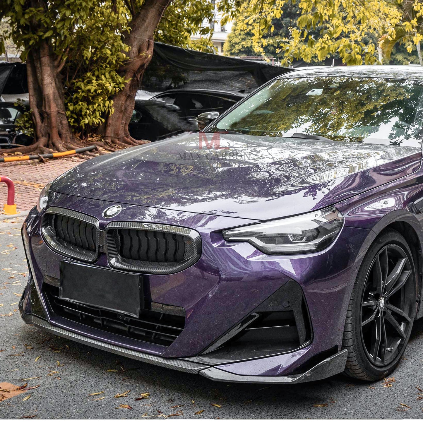 MAX CARBON Performance Real Carbon Dry Carbon Prepreg Front Lip for BMW G42