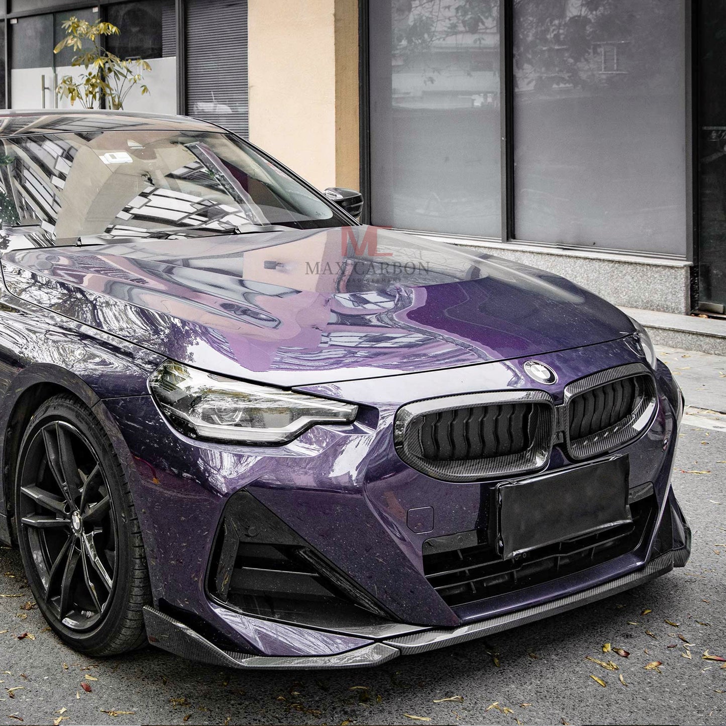 MAX CARBON Performance Real Carbon Dry Carbon Prepreg Front Lip for BMW G42