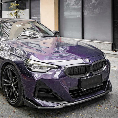 MAX CARBON Performance Real Carbon Dry Carbon Prepreg Front Lip for BMW G42