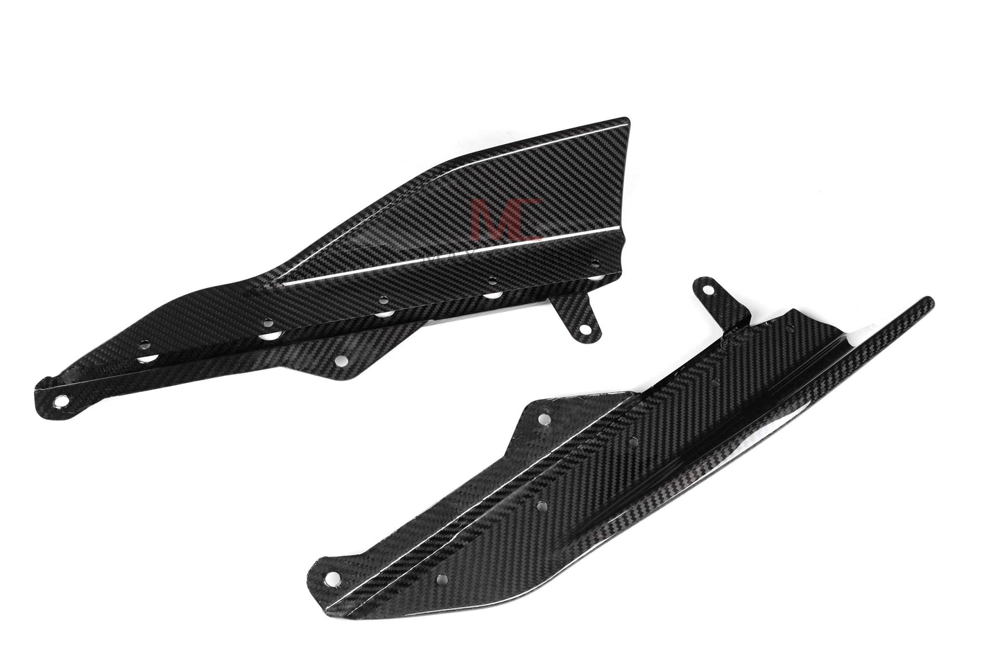 MAX CARBON Performance Real Carbon Dry Carbon Prepreg Side Flaps for BMW G42 M240i