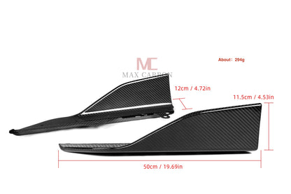 MAX CARBON Performance Real Carbon Dry Carbon Prepreg Side Flaps for BMW G42 M240i