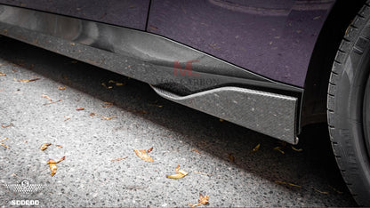 MAX CARBON Performance Real Carbon Dry Carbon Prepreg Side Flaps for BMW G42 M240i