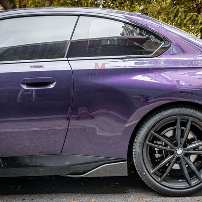 MAX CARBON Performance Real Carbon Dry Carbon Prepreg Side Flaps for BMW G42 M240i