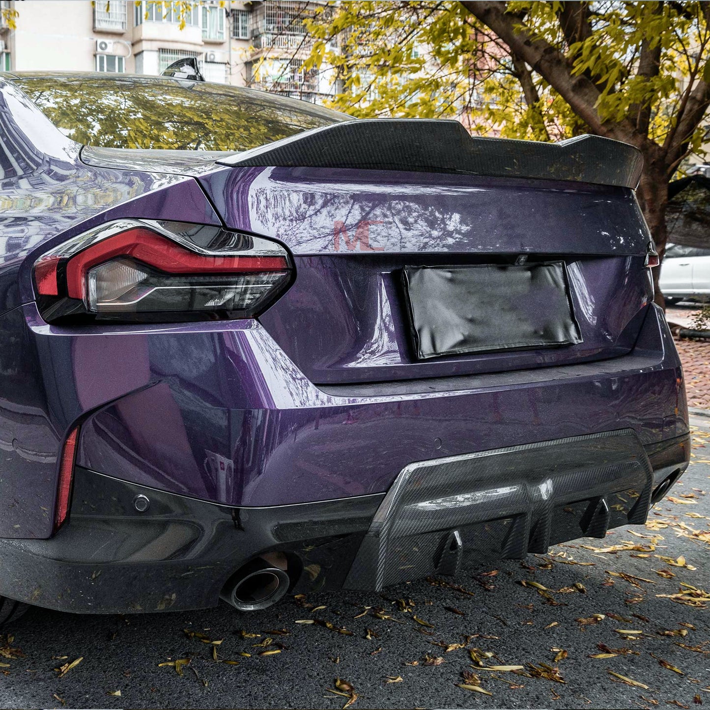 MAX CARBON Performance Real Carbon Dry Carbon Prepreg Rear Diffuser Bumper for BMW M240i G42