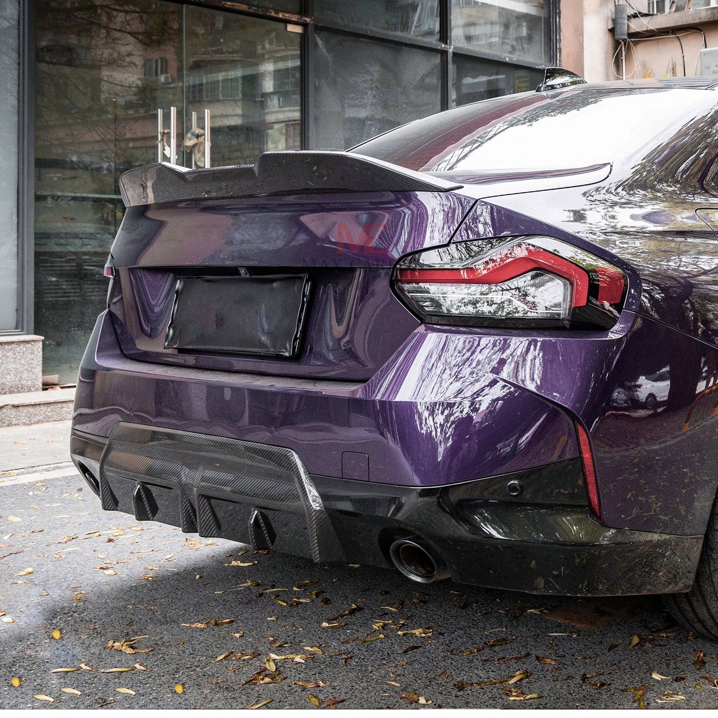 MAX CARBON Performance Real Carbon Dry Carbon Prepreg Rear Diffuser Bumper for BMW M240i G42