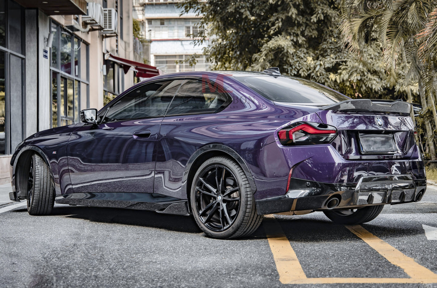 MAX CARBON Performance Dry Carbon wheel house preparation covers for BMW 2 Series G42 incl. M240i 