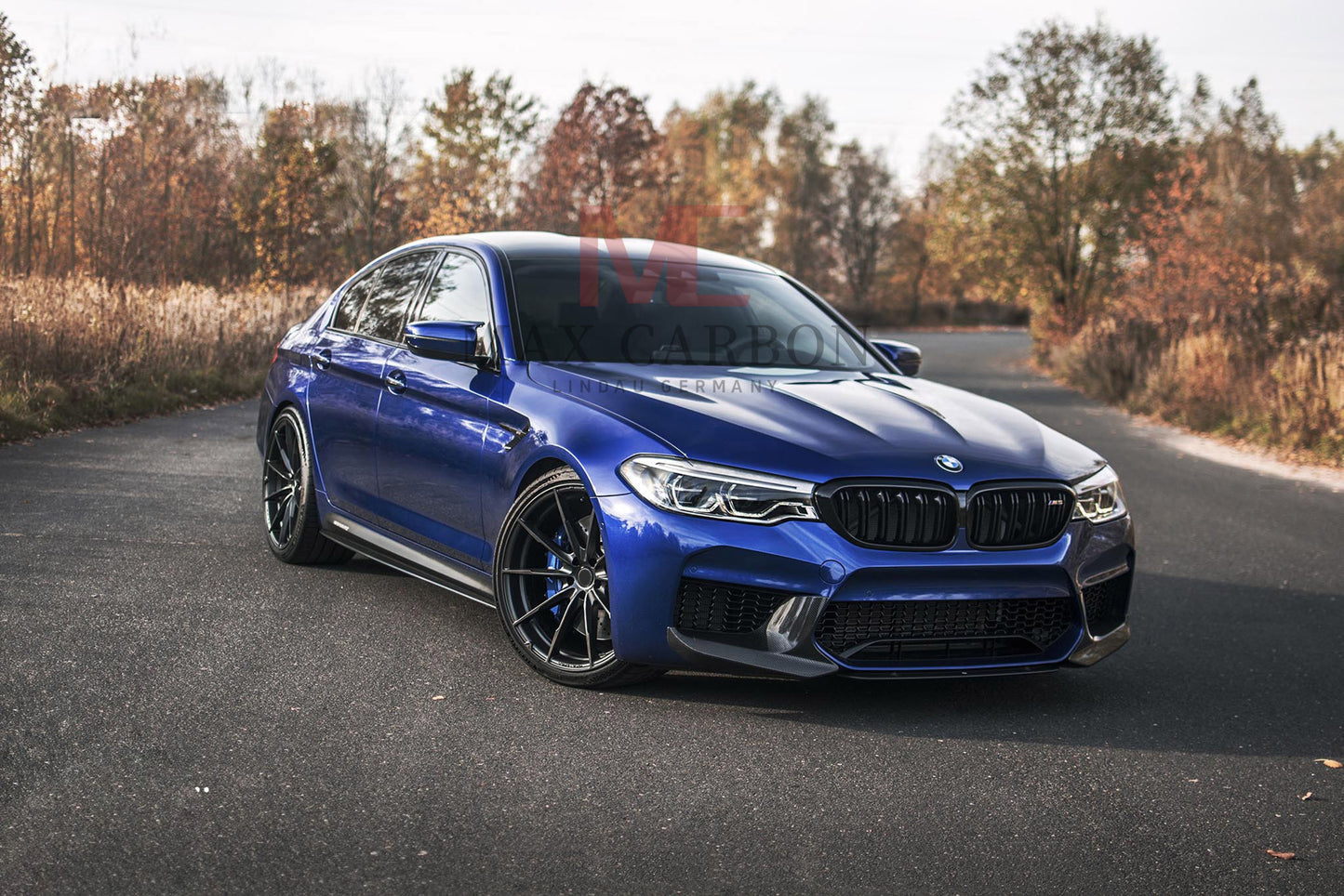 MAX CARBON Dry Carbon Prepreg Performance Front Lip Replacement suitable for BMW M5 F90 before LCI