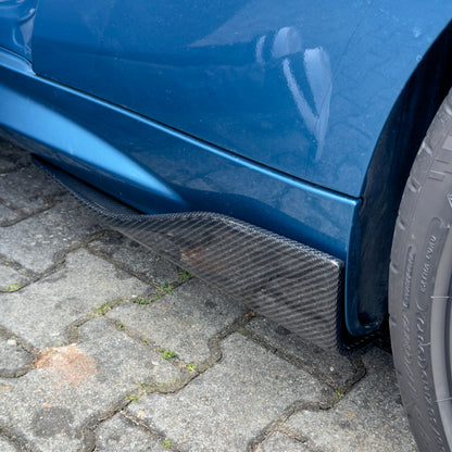 MAX CARBON Dry Carbon Prepreg Side Flaps Side Skirts fits for BMW M2 F87 M2C M2CS