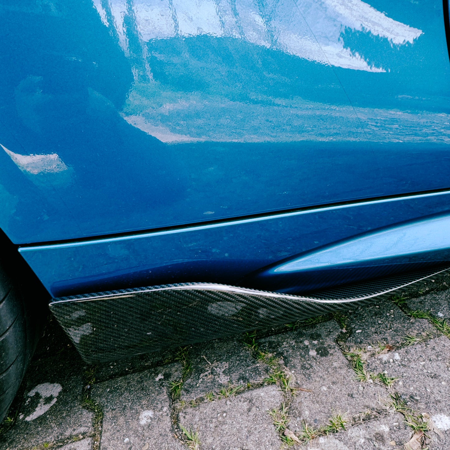 MAX CARBON Dry Carbon Prepreg Side Flaps Side Skirts fits for BMW M2 F87 M2C M2CS