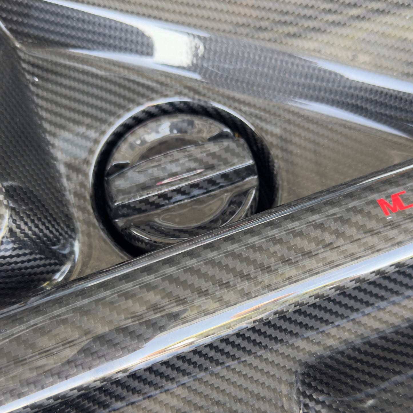 MAX CARBON Performance oil water climate cover 3 pieces in a set for the engine compartment, suitable for BMW G80 G81 M3 G82 G83 M4 M2 G87 