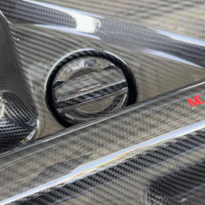 MAX CARBON Performance oil water climate cover 3 pieces in a set for the engine compartment, suitable for BMW G80 G81 M3 G82 G83 M4 M2 G87 