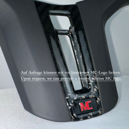 MAX CARBON Dry Carbon Prepreg Steering Wheel Cover Replacement for BMW G30 G31 G32 G14 G15 G16 G01 G02 G05 G06 G07 F95 F96 F97 F98 F90 F91 F92 F93 