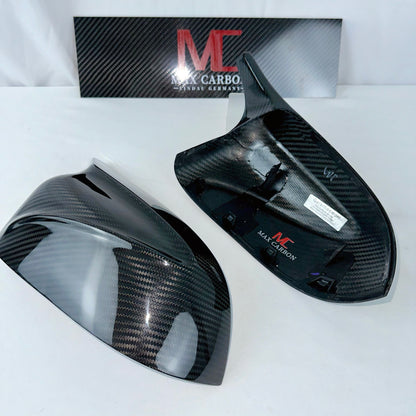 MC MAX CARBON Performance replacement mirror caps for BMW X3 X4 X5 X6 X7 G01 G02 G05 G06 G07