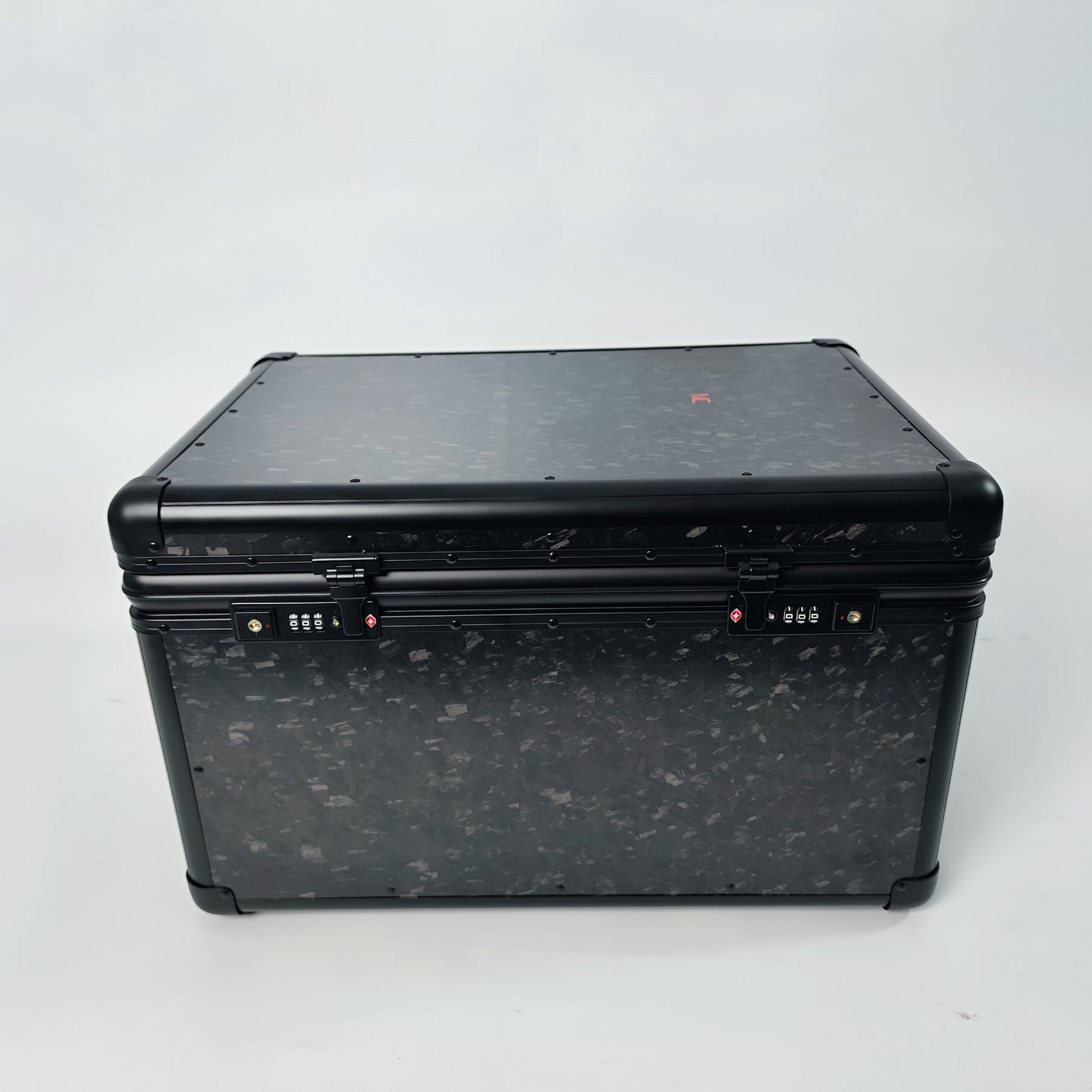 MC MAX CARBON Lifestyle Real Forged Carbon Motorcycle Case Car Case Topcase with TSA Lock 