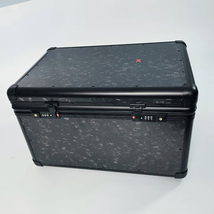 MC MAX CARBON Lifestyle Real Forged Carbon Motorcycle Case Car Case Topcase with TSA Lock 