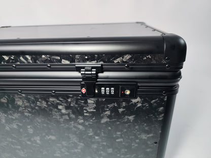 MC MAX CARBON Lifestyle Real Forged Carbon Motorcycle Case Car Case Topcase with TSA Lock 