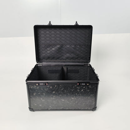 MC MAX CARBON Lifestyle Real Forged Carbon Motorcycle Case Car Case Topcase with TSA Lock 