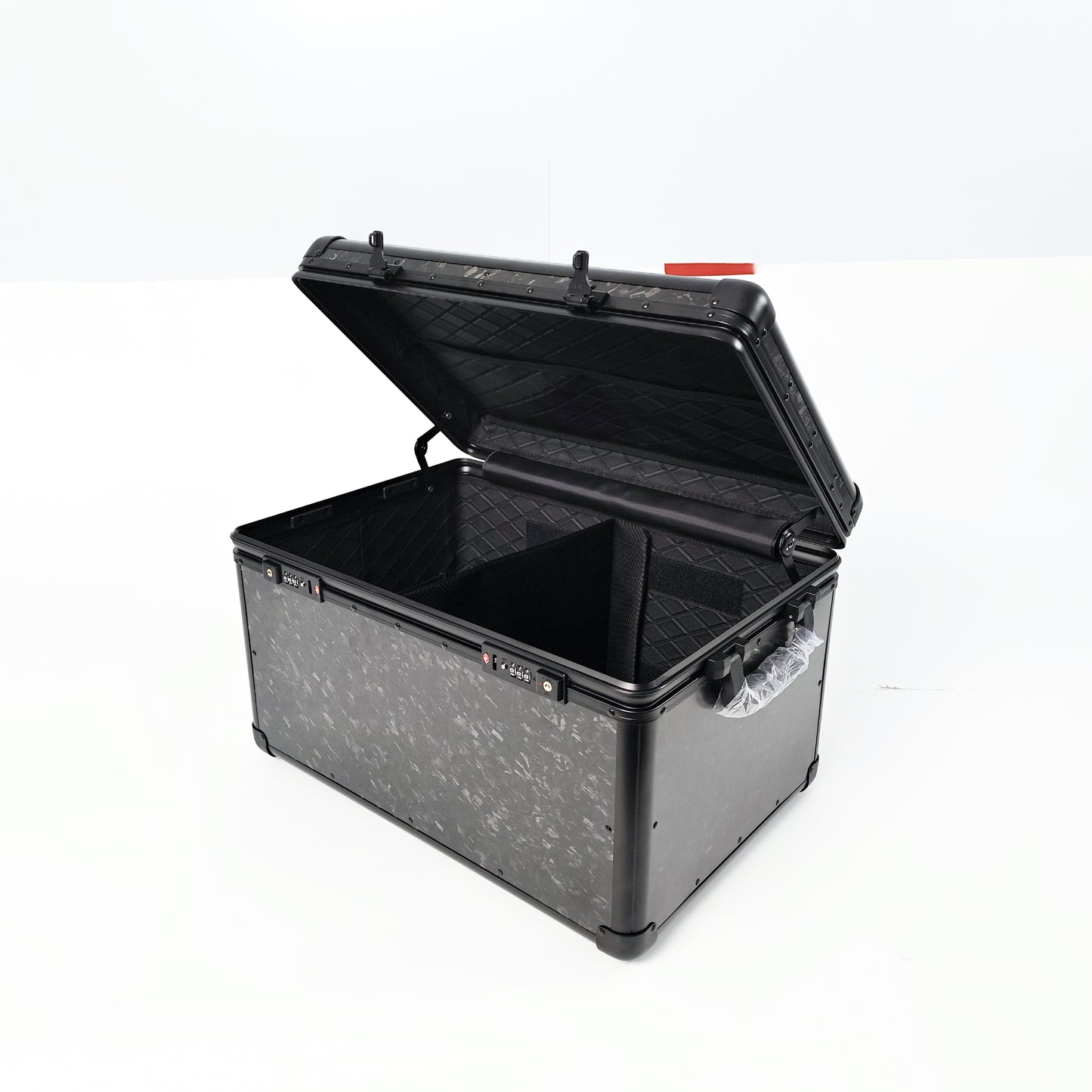 MC MAX CARBON Lifestyle Real Forged Carbon Motorcycle Case Car Case Topcase with TSA Lock 