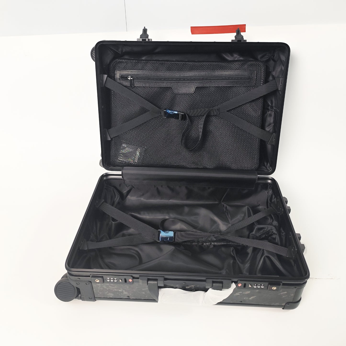 MC MAX CARBON Lifestyle Real Carbon High Quality Travel Luggage Hand Luggage Suitcase with TSA Lock 