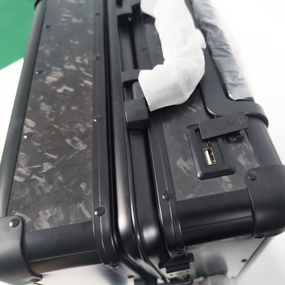 MC MAX CARBON Lifestyle Real Carbon High Quality Travel Luggage Hand Luggage Suitcase with TSA Lock 