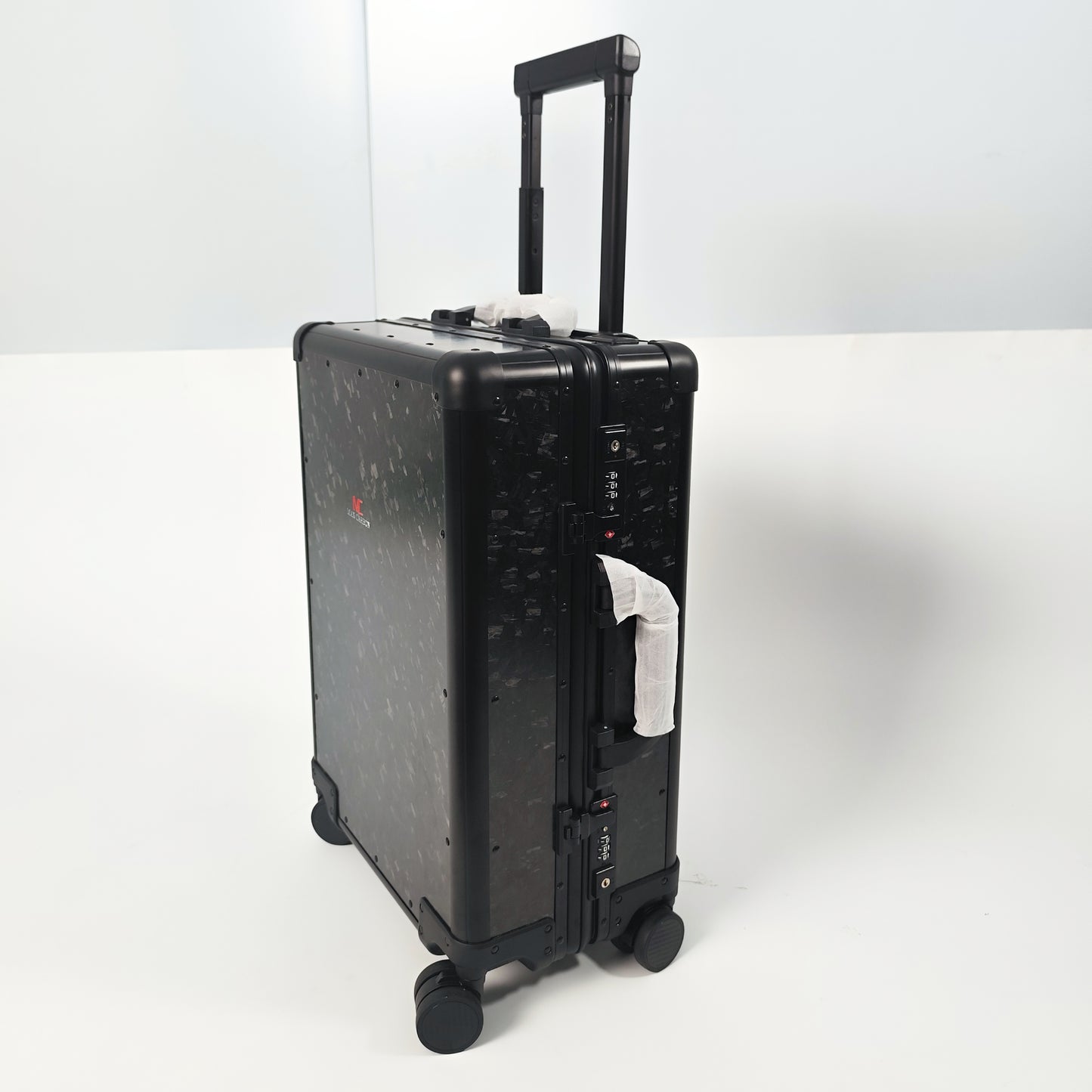 MC MAX CARBON Lifestyle Real Carbon High Quality Travel Luggage Hand Luggage Suitcase with TSA Lock 