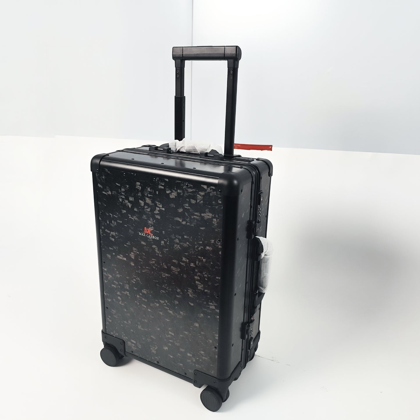 MC MAX CARBON Lifestyle Real Carbon High Quality Travel Luggage Hand Luggage Suitcase with TSA Lock 