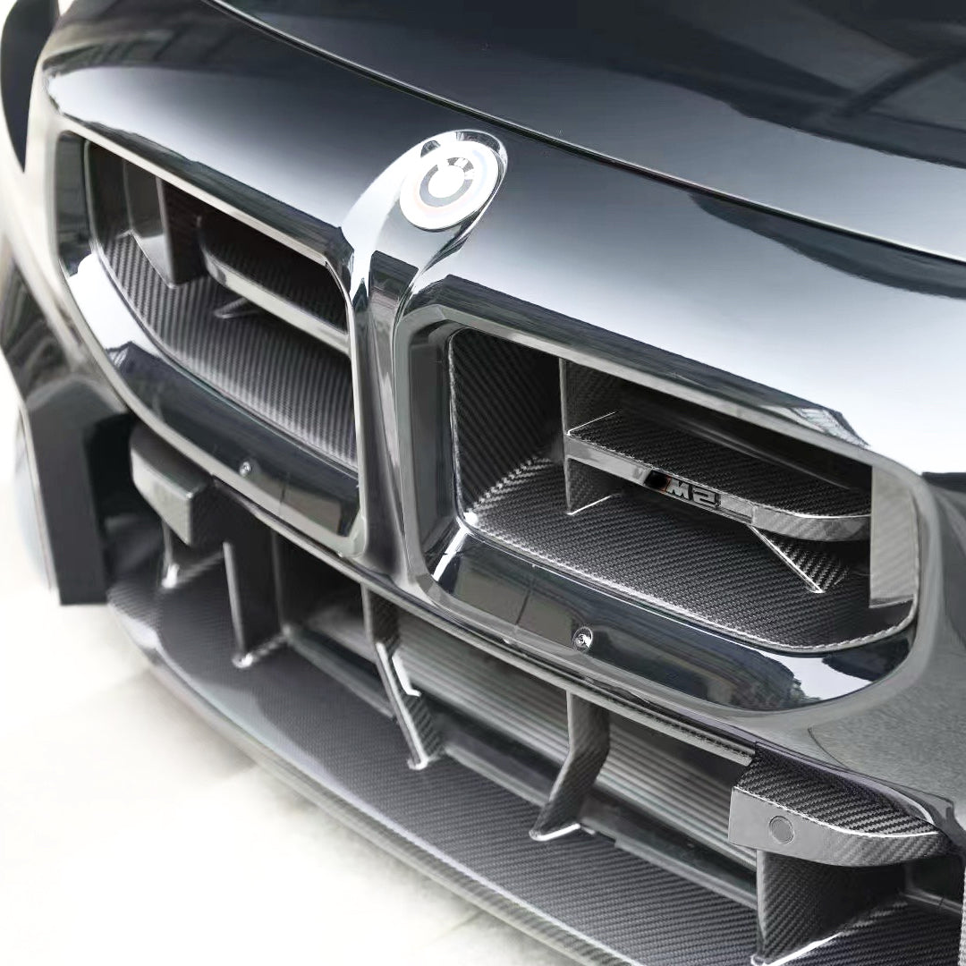 MAX CARBON Performance Real Carbon Dry Carbon Prepreg Grille Kidney Replacement Grille for BMW M2 G87