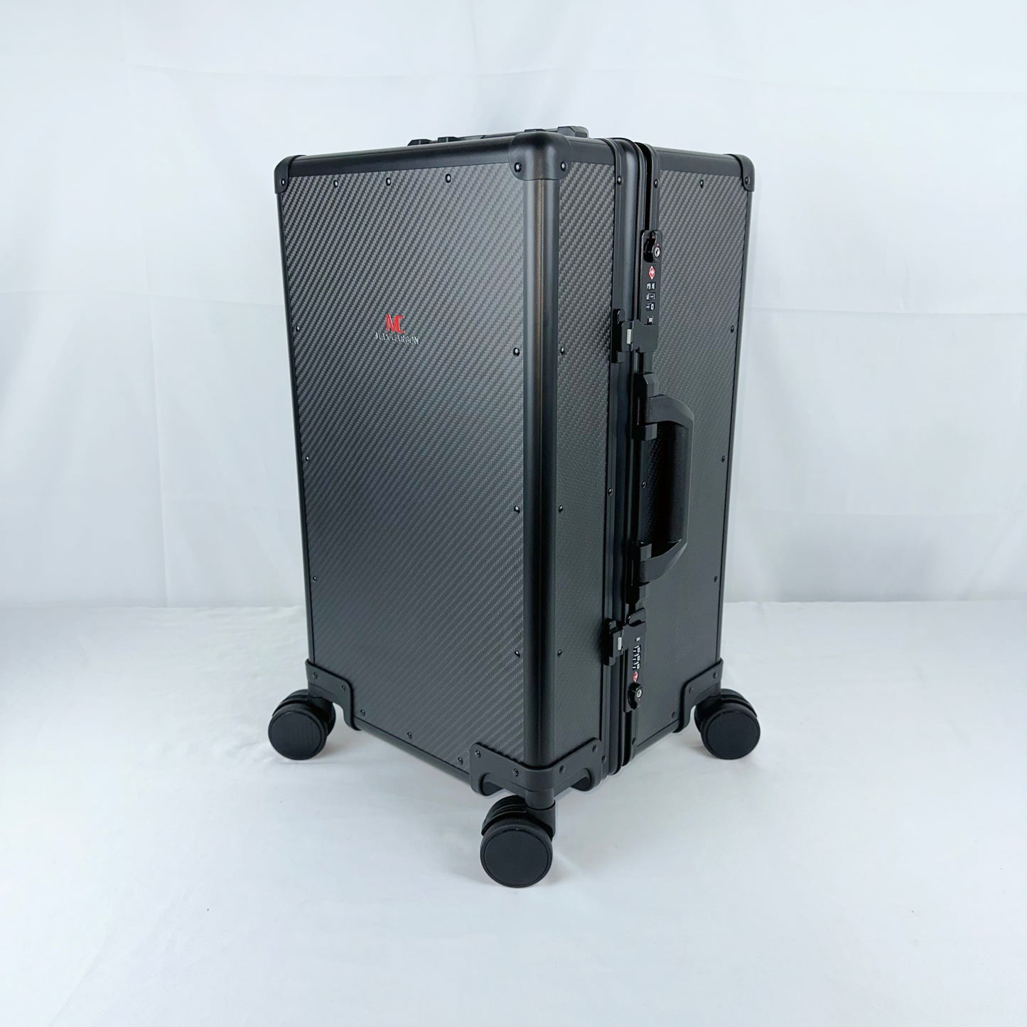 MC MAX CARBON Lifestyle Real Carbon High Quality Travel Luggage Hand Luggage Suitcase with TSA Lock 