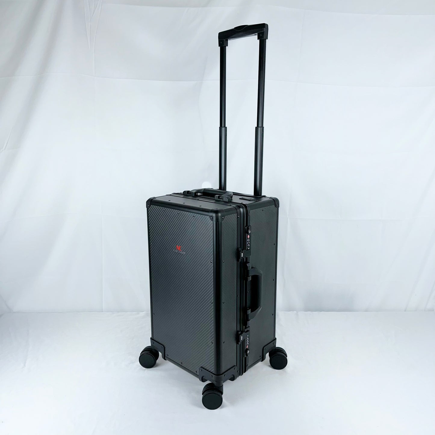 MC MAX CARBON Lifestyle Real Carbon High Quality Travel Luggage Hand Luggage Suitcase with TSA Lock 