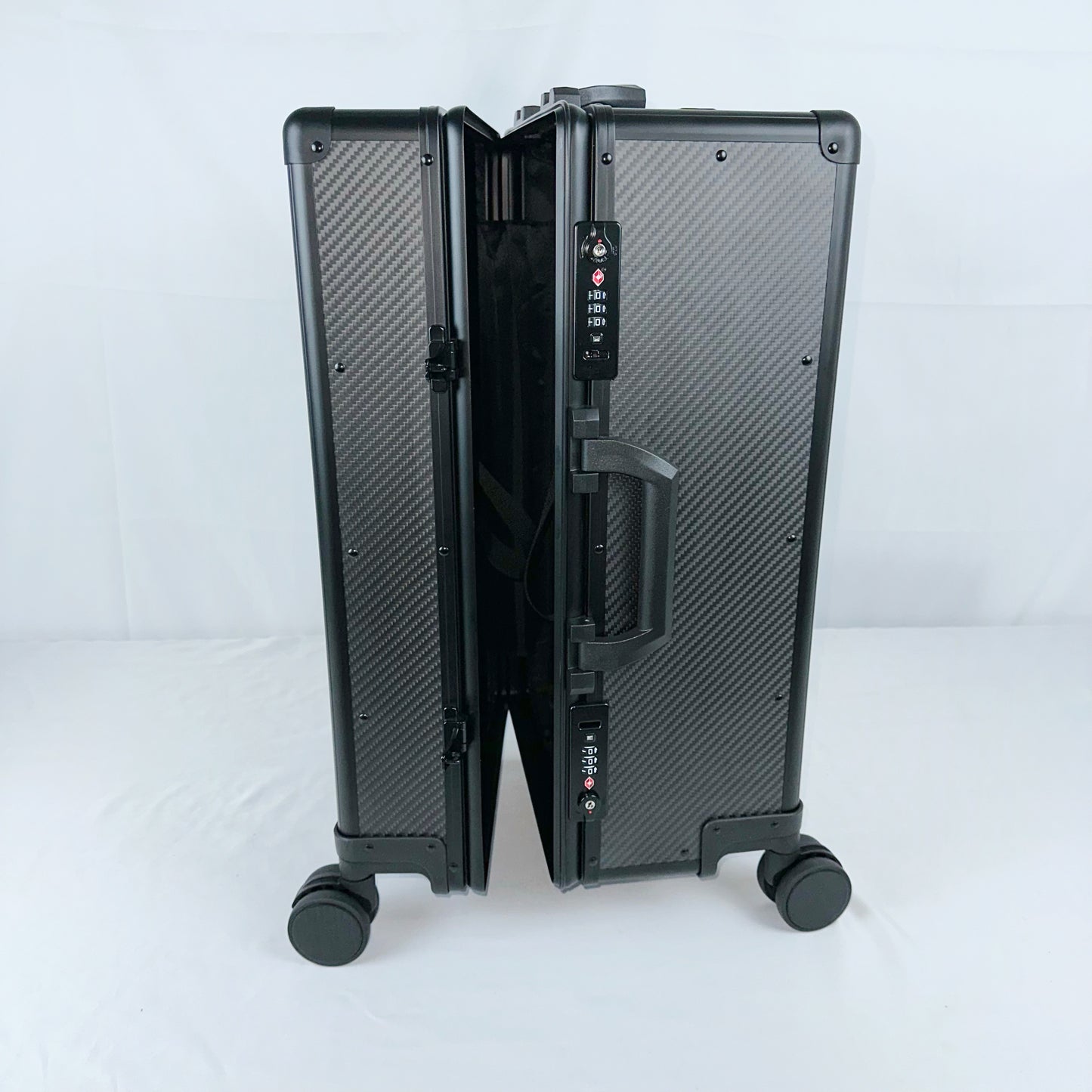 MC MAX CARBON Lifestyle Real Carbon High Quality Travel Luggage Hand Luggage Suitcase with TSA Lock 