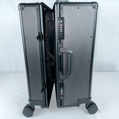 MC MAX CARBON Lifestyle Real Carbon High Quality Travel Luggage Hand Luggage Suitcase with TSA Lock 