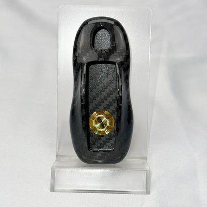MAX CARBON Premium key shell replacement suitable for Porsche 911 Cayenne Macan 718 Panamera Cayman Boxster 