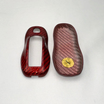 MAX CARBON Premium key shell replacement suitable for Porsche 911 Cayenne Macan 718 Panamera Cayman Boxster 