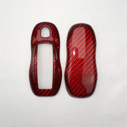 MAX CARBON Premium key shell replacement suitable for Porsche 911 Cayenne Macan 718 Panamera Cayman Boxster 