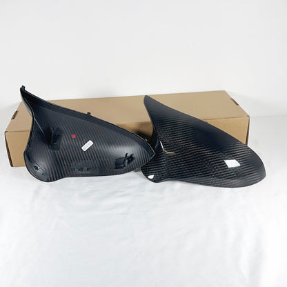 MAX CARBON Performance Dry Carbon Prepreg Mirror Caps for BMW M2C F87 M3 F80 M4 F82 F83