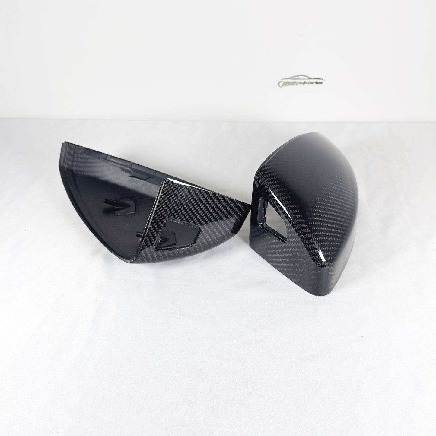 MAX CARBON Performance mirror caps, exterior mirror caps, mirror caps for Audi R8 4S TT TTS TTRS