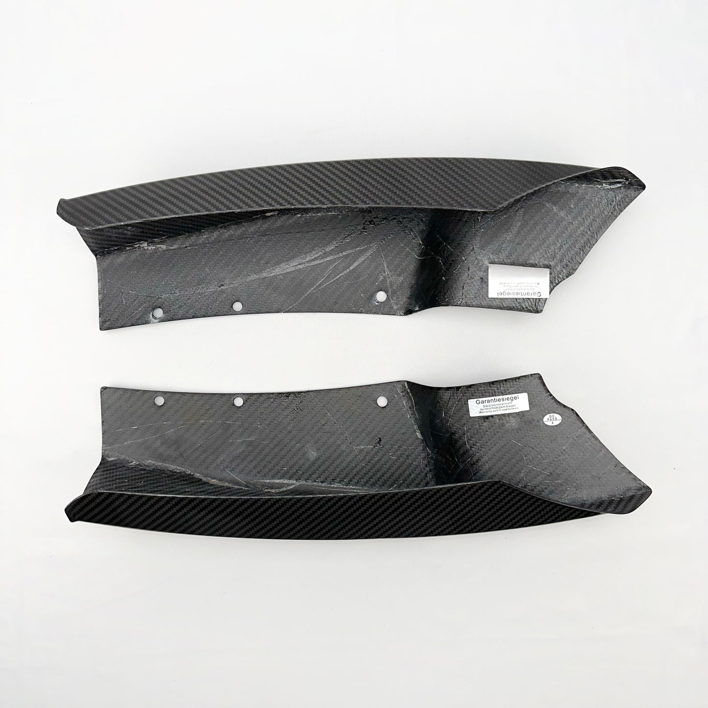 MC MAX CARBON Performance Front Flaps Spoiler Lip Covers for BMW F30 F31 with M Package