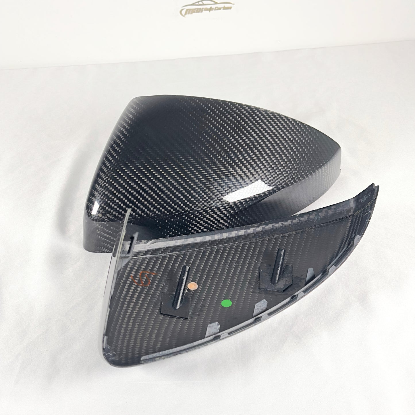 MAX CARBON Performance mirror caps, exterior mirror caps, mirror caps for Audi R8 4S TT TTS TTRS