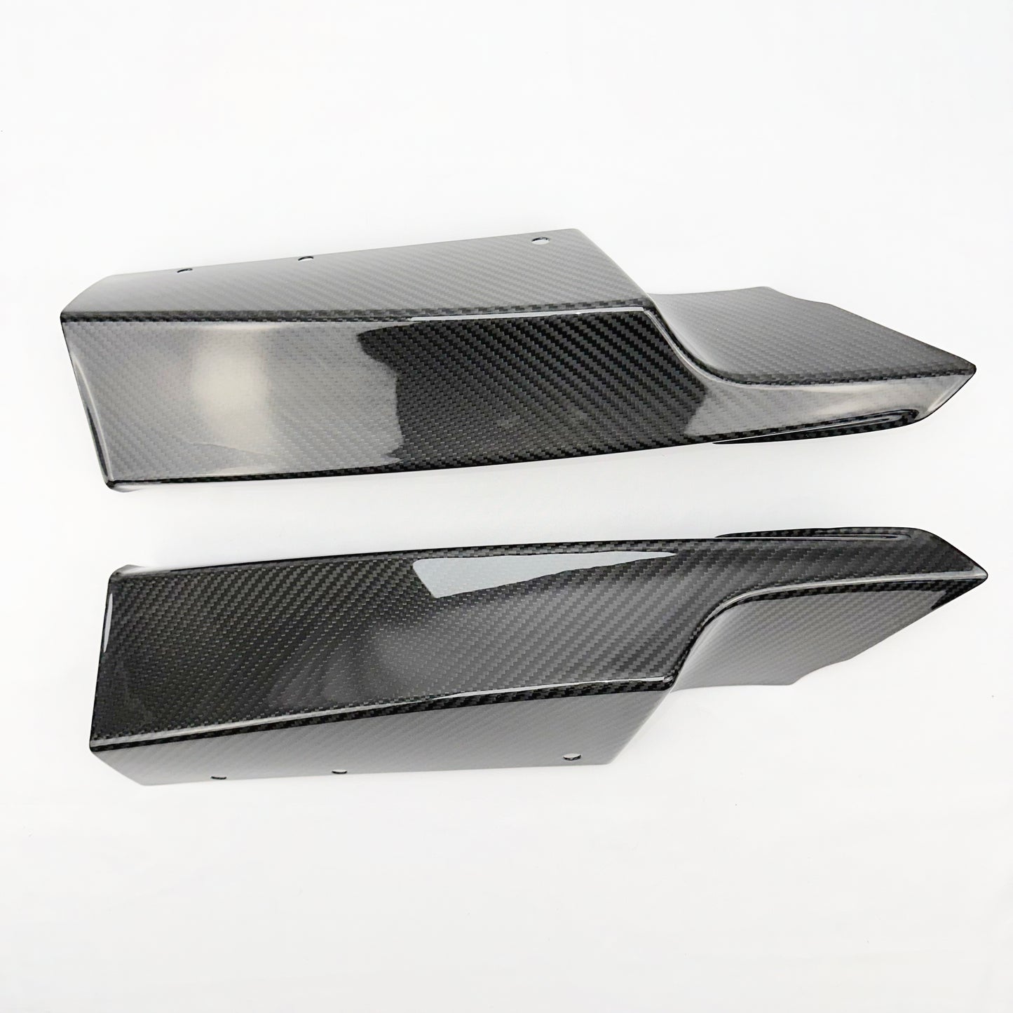 MC MAX CARBON Performance Front Flaps Spoiler Lip Covers for BMW F30 F31 with M Package