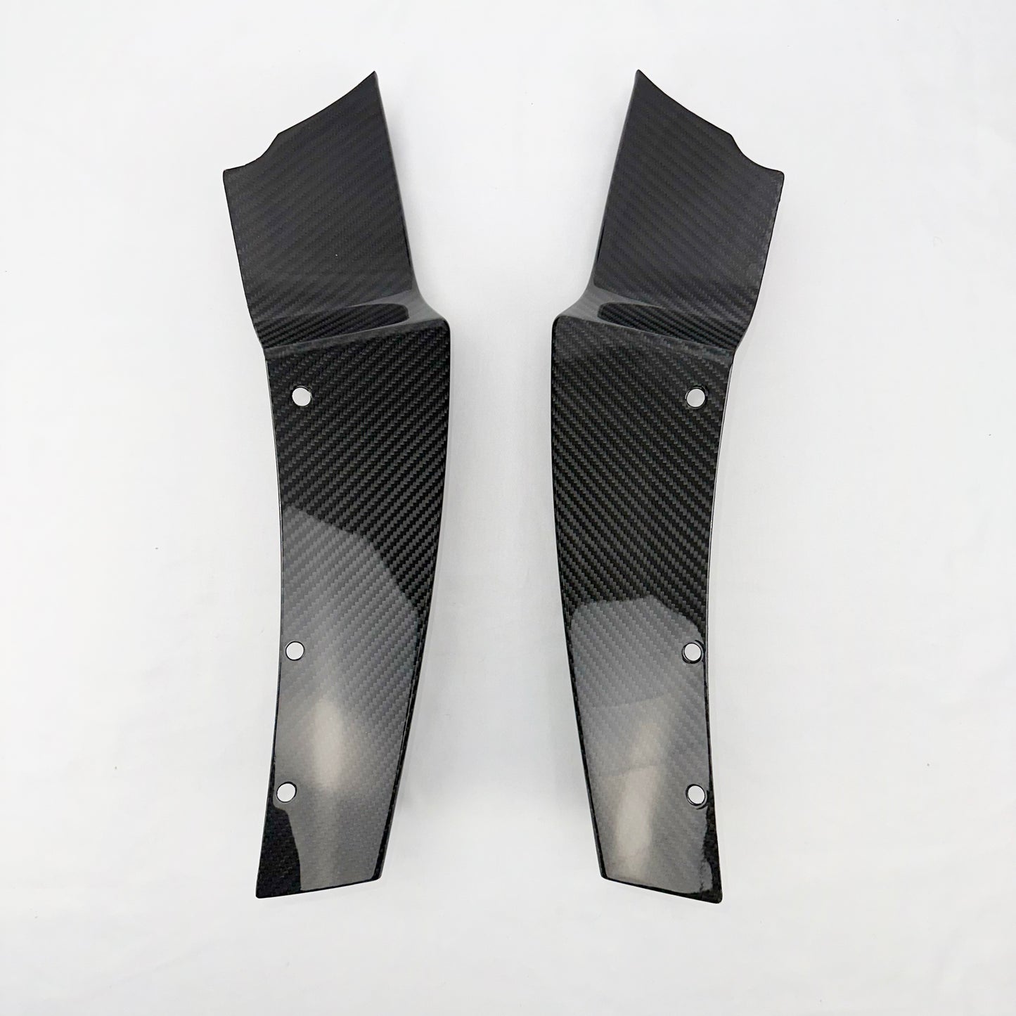 MC MAX CARBON Performance Front Flaps Spoiler Lip Covers for BMW F30 F31 with M Package