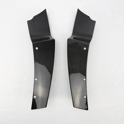 MC MAX CARBON Performance Front Flaps Spoiler Lip Covers for BMW F30 F31 with M Package